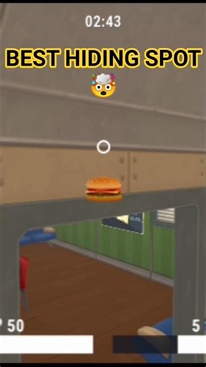 Hide Online best hiding spot 😏🤯(cafe map) #hideonline #hidingspot #shorts