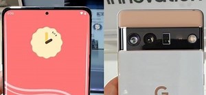Google Pixel 6 Pro live shot spotted, reveals curved display, unique dual-tone design - Gizmochina