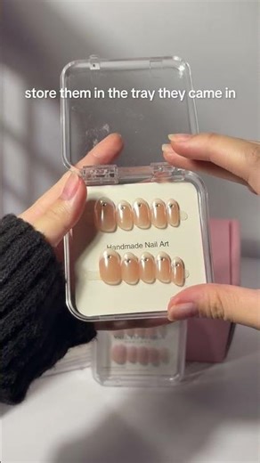 How to Reuse Press-On Nails ♻️💅 (Don’t Throw Them Away!) #pressonnails