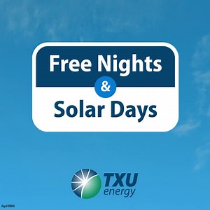39K views · 145 reactions | 100% free electricity every night. 100% solar all day. Peace of mind all year long. | TXU Energy | Facebook
