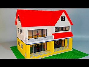 How To Build a LEGO Modern Luxurious Vacation House MOC | Building Blocks Instructions | Diy #lego
