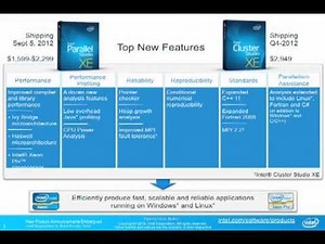Overview of Intel Parallel Studio XE 2013