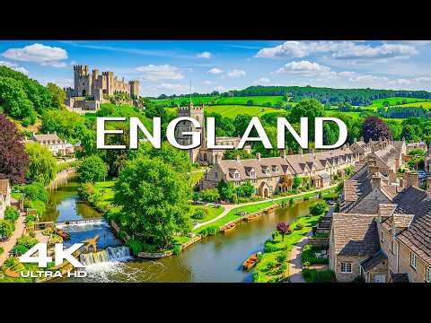 England Scenic Landscapes 4K 🇬🇧 | Countryside, Coastlines & Timeless Views