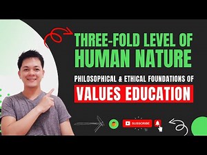 Three-fold Level of Human Nature | Philosophical & Ethical Foundations of Values Education