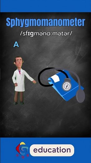 Sphygmomanometer | Pronunciation and Vocabulary | Be with Bie