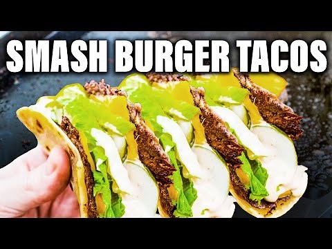 Smash Burger Tacos on the Blackstone Griddle!