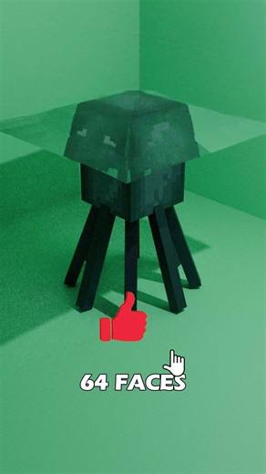 Squid 3D Cloth Simulation #minecraft #animation