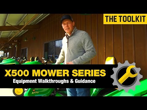 John Deere X500 Mower Series Walkthrough & Review