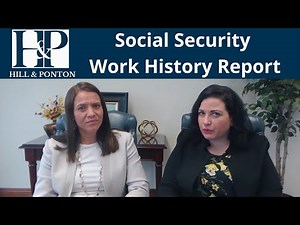 Social Security Work History Report Explained