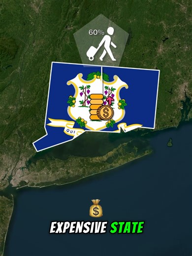Which state do people regret moving to the most in United States? #usa #us #geography #map #facts #didyouknow #funfacts