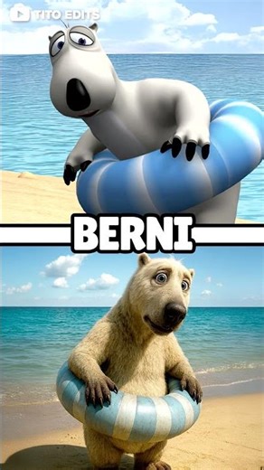 This is what the characters from El Oso Berni look like in real life! #SHORTS