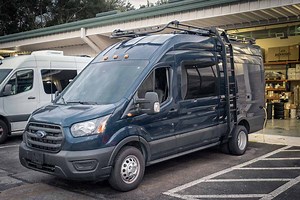 Ford Transit Adjustable Roof Rack by FreedomVanGo