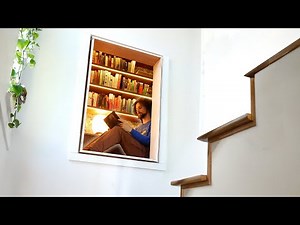 I Built a Tiny Library on my Stairs