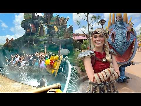 How to Train your Dragon Isle of Berk POV (Full Tour) Walkthrough - Universal Epic Universe
