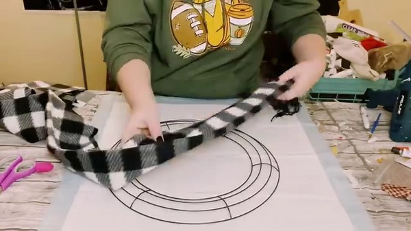 920K views · 12K reactions | Grab a scarf from Dollar Tree to create this adorable wreath | Windy City Crafts | Facebook