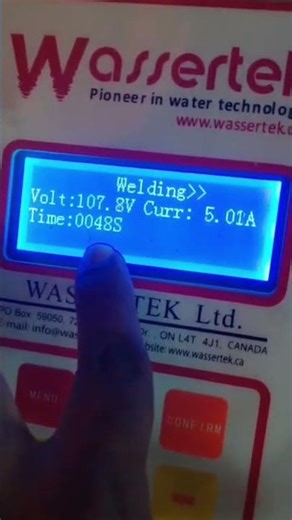 HDPE Pipe Electrofusion Welding used to join HDPE (High-Density Polyethylene) pipes.