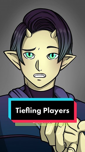 Playing a Tiefling just brings so much fun chaotic energy to the game! 😂 #dndmeme #dungeonsanddragons #tiefling #dndtiktok #dndanimation