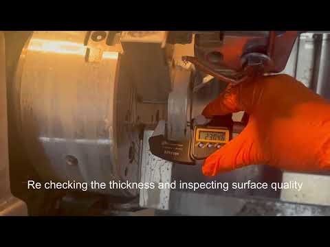 Machining Super duplex flanges