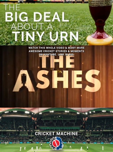 History of The Ashes, A Cricket Story. How did the most popular series in world cricket come to be? Watch this full story & many more on YouTube. Link in bio. #cricket #sports #sportsontiktok #cricketlover #theashes