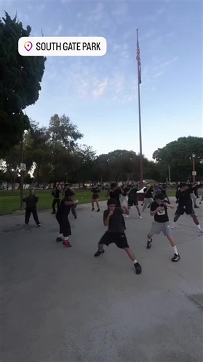 South Gate Park boxing training 7pm class