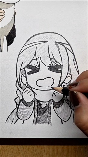 marin kitagawa ✨ chibi drawing speed ver. #イラストメイキング #drawing #イラスト #howtodraw