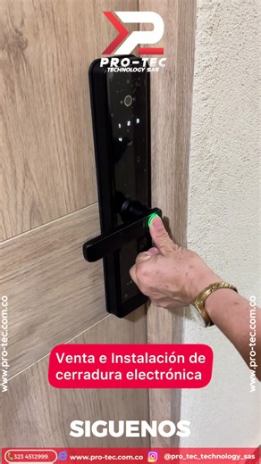 Venta e instalación de cerradura electrónica 🔐 Invierte en tecnologia 🧑‍🔧🧑‍🔧 invierte en seguridad 🚨🚨 Encuéntranos en https://pro-tec.com.co/ https://instagram.com/pro_tec_technology_sas?igshid=Mzc0YWU1OWY= Comparte y Contactanos , tendremos el gusto de atenderte 😃😃😃👍👍👍 https://wa.me/message/ADYU27JQBKZOE1 #seguridad #n #a #santamarta #confianza