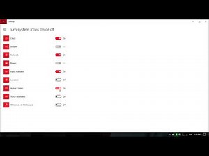 Tutorial: How to hide Windows 10 Action Center message icon in the taskbar / bottom right of screen