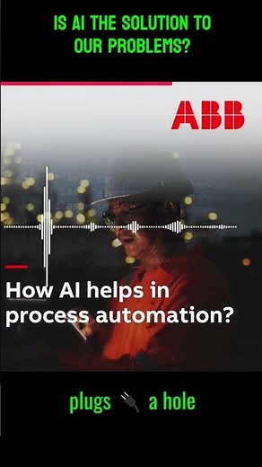 How AI 🧠 can help with industrial 🏭 process automation? #shorts #ABBAbilityGenix