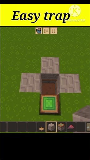 Easy trap in Minecraft 💀#viral #subscribe #minecraft
