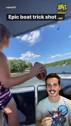 What’s more impressive… the throw or the catch? #jukes #trickshot #football #highschoolfootball #collegefootball #NFL | Jukes