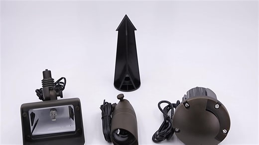 Heavy Duty Large PVC Stake Recyclable Fixture Spike Landscape Lights Ground Spike for Garden