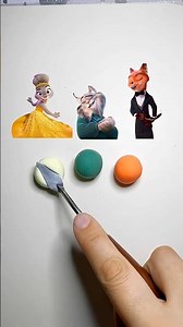 Zootopia Color Mixing #disney #colormixing #trending #funny #shorts