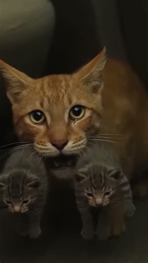Mother Cat Leaps Into a Car While Lions Chase Her 😳🐱