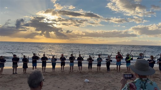 The most magical Amazing Grace ever! Isle Of Maui Pipe Band | Scottish Drum Lessons
