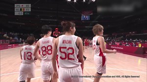 女子バスケットボール準々決勝 日本対ベルギー (スラムダンク風)