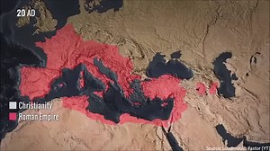 Timelapse of How Christianity spread throughout the world