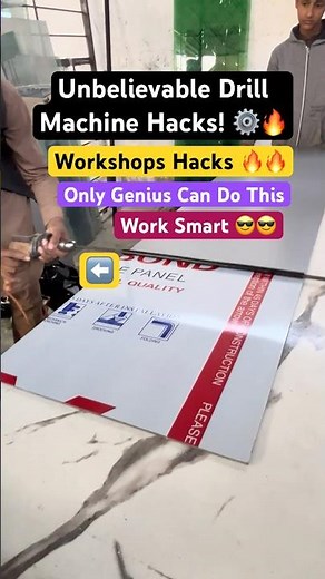Genius Drill Tricks – Real Workshop Skills! 🧠#WorkshopHacks