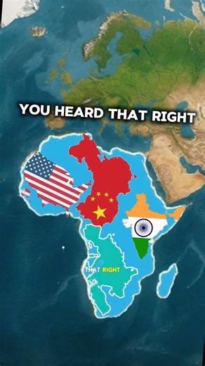 Your World Map Has Been Lying to You! 🌍 #shorts #africa