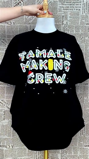 Christmas Tamale Making Crew T-Shirt Themed Men Women T-Shirt