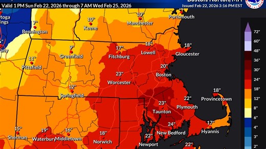 How much snow will Cape Cod, Islands get during Monday's blizzard?