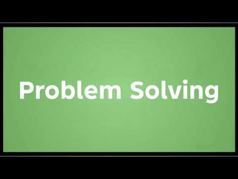 What does Problem solving mean in English? | English Vocabulary Explained