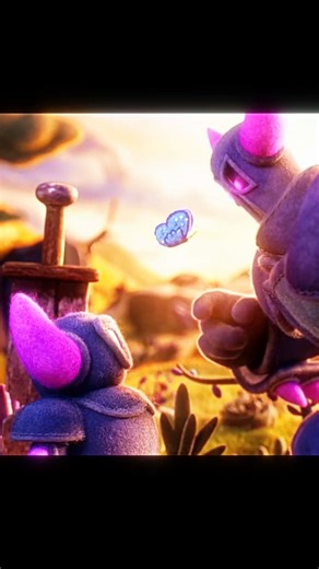 Animation In Game Innocent P.E.K.K.A 🥞🦋#clashroyale #shorts