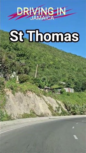 Driving on Finished Southern Coastal Highway Jamaica
