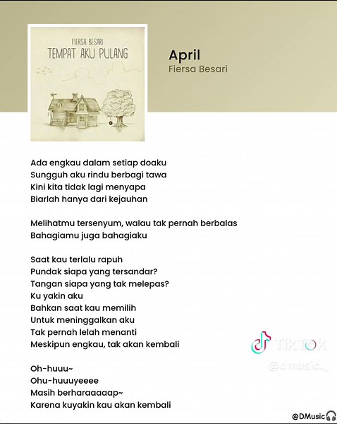 Fiersa Besari - April: Lirik dan Cerita di Baliknya