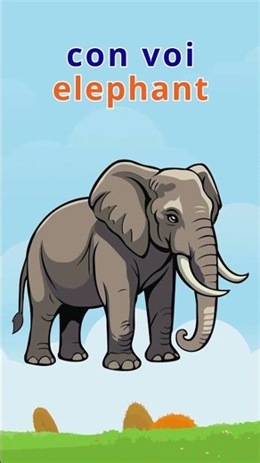 Kids learn the names of wild animals in English | Wild Animals | English-Vietnamese bilingual #an...