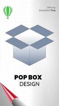 CorelDraw में 3D Box बनाने का सबसे आसान तरीका #coreldraw #design #tutorial #shorts #ashishrastogi