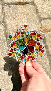 858 reactions · 19 shares | Rainbow scrap basket! Some of these were so small they were really not worth saving except for fusing into little blobs. Fortunately I love using things like that! Both these pieces were sold in June with proceeds donated to Spectrum Hamilton. | Sand and Fire Works | Facebook