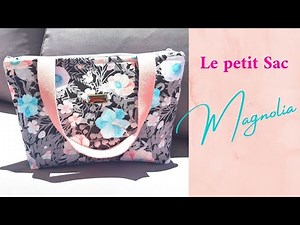 Tutorial on how to sew the simplest little zipped bag in the world, The MAGNOLIA Bag 😍