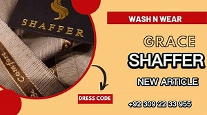 GRACE SHAFFER VERY SOFT TEXTURE WASH N WEAR NEW ARTICLE 2023 ORDER...