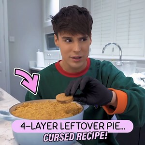 47K views · 1.1K reactions | four-layer leftover pie... Tasty's most CURSED recipe! 不 | Raphael Gomes | Facebook